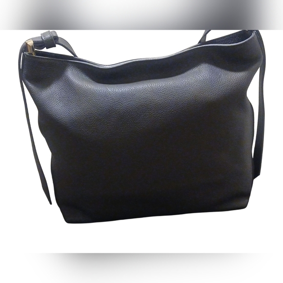 Paolina -NWT Gray Colored Natural Leather Tote Bag W/ 1 Large Zippered Pocket & - Picture 5 of 14